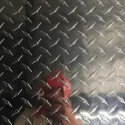 8mm Aluminum Diamond Plate Sheet Metal Embossed Perforated Aluminium Checker Plate Sheet