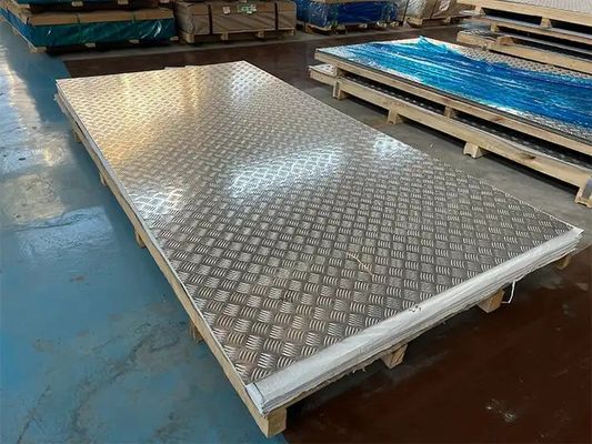 8mm Aluminum Diamond Plate Sheet Metal Embossed Perforated Aluminium Checker Plate Sheet
