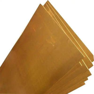 99.99% Pure Bronze Cathode Brass Copper Sheet Plate C18150 Cucr1zr C17510 1 Inch Thick Copper Plate