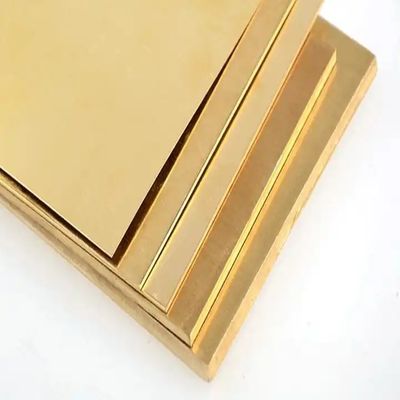 1500x 3050 X 1.5mm Brass Coated Copper C26800 C27200 Shiny Brass Sheet Plate