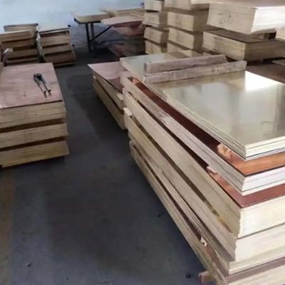 1/8" X 12" X 12" Hammered Copper Sheets Brushed Copper 10mm Brass Plate C26000