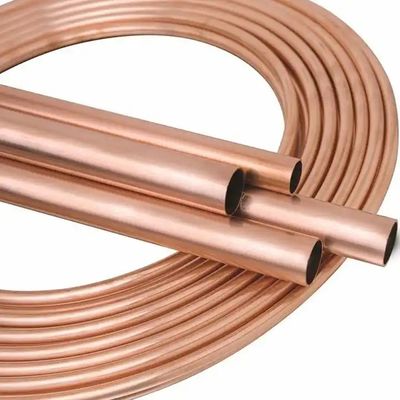 C10100 C10200 C11000 T1 T2 T3 Soft Drawn Copper Tube Pipe For Chemical Evaporators