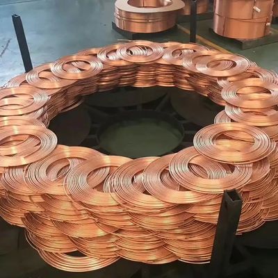 C10100 C10200 C11000 T1 T2 T3 Soft Drawn Copper Tube Pipe For Chemical Evaporators