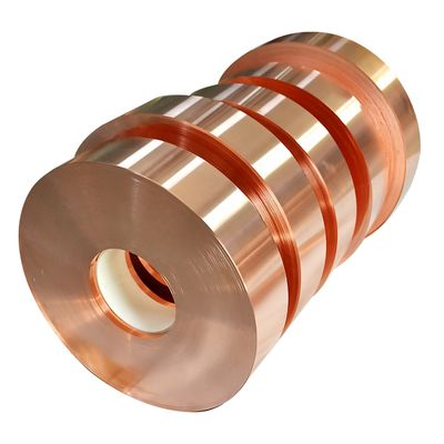 99.99% Pure Copper Strip Coil Smooth T1 T2 0.1mm C2100 C2200 C2400