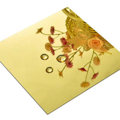 304 316l-Ss 430 Gouden van de het Blad Gouden Spiegel van het Kleurenroestvrije staal het Roestvrije staalbladen