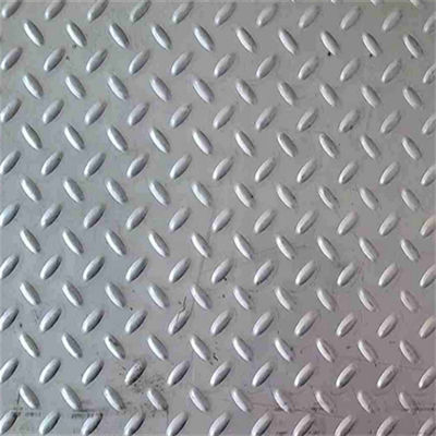 2.5mm 3mm 201 316 Geruite de Plaatss 304 van Diamond Stainless Steel Sheets Embossed