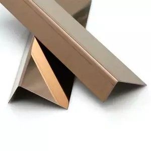 Peeled K12 Gold Stainless Steel Angles L Bar Perforating Bar 304 430 316
