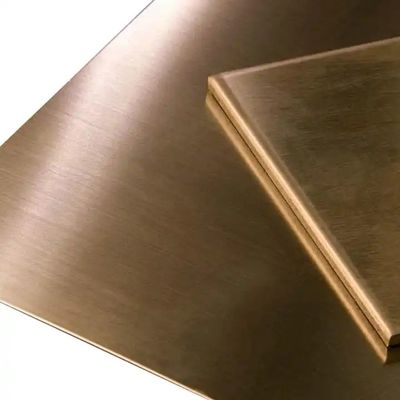 1/8" X 12" X 12" Hammered Copper Sheets Brushed Copper 10mm Brass Plate C26000